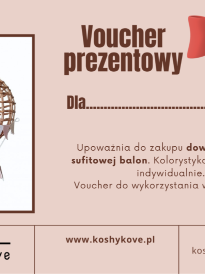 Voucher na dowolną lampę balon