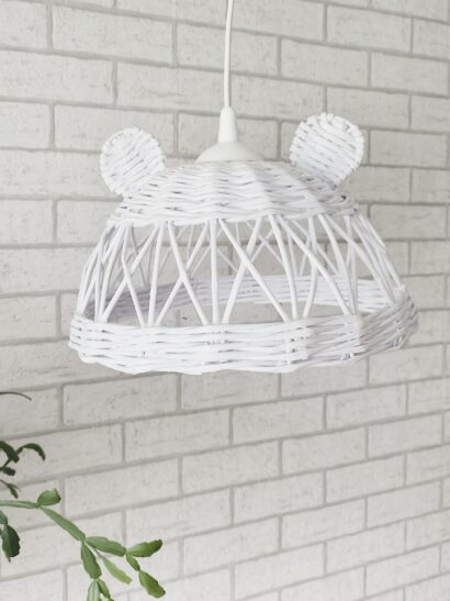 Lampa dziecięca MIŚ sufitowa biały